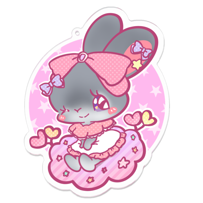 アクリルキーホルダー - 100 x 100 (mm)