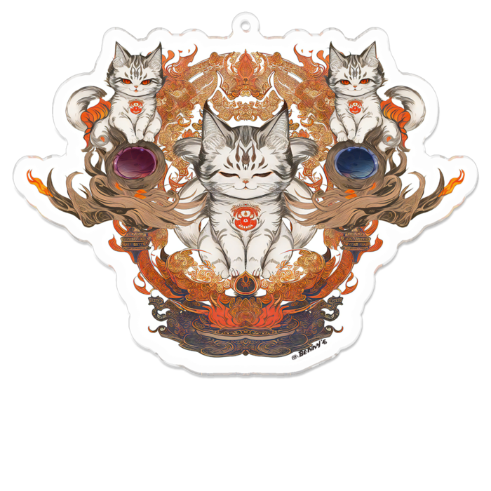 アクリルキーホルダー - 100 x 100 (mm)