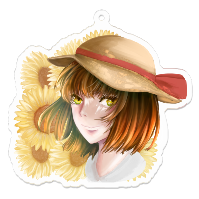 アクリルキーホルダー - 70 x 70 (mm)