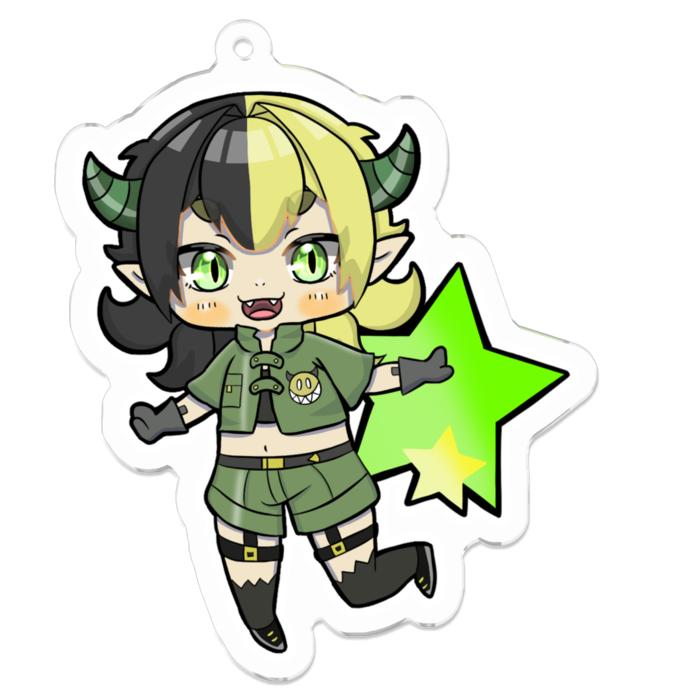 アクリルキーホルダー - 70 x 70 (mm)