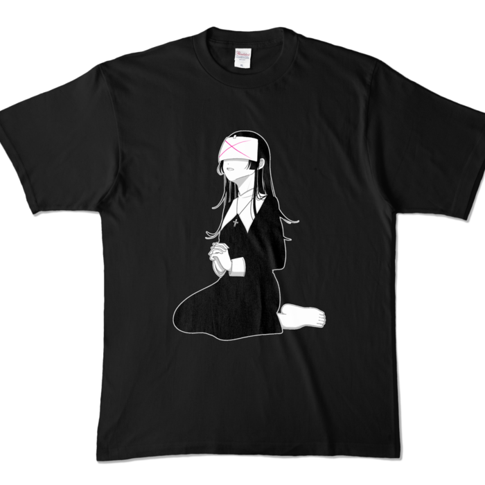 カラーTシャツ - XL - ブラック (濃色)