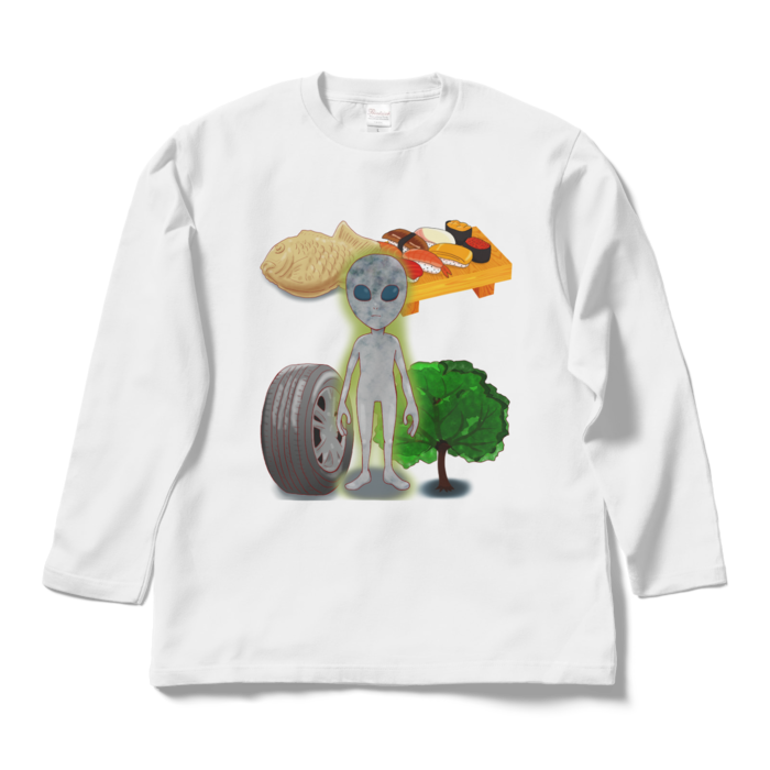 ロングスリーブTシャツ - L - ホワイト