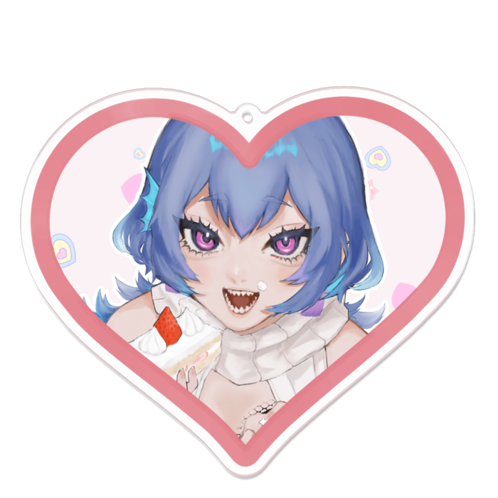 アクリルキーホルダー - 100 x 100 (mm)