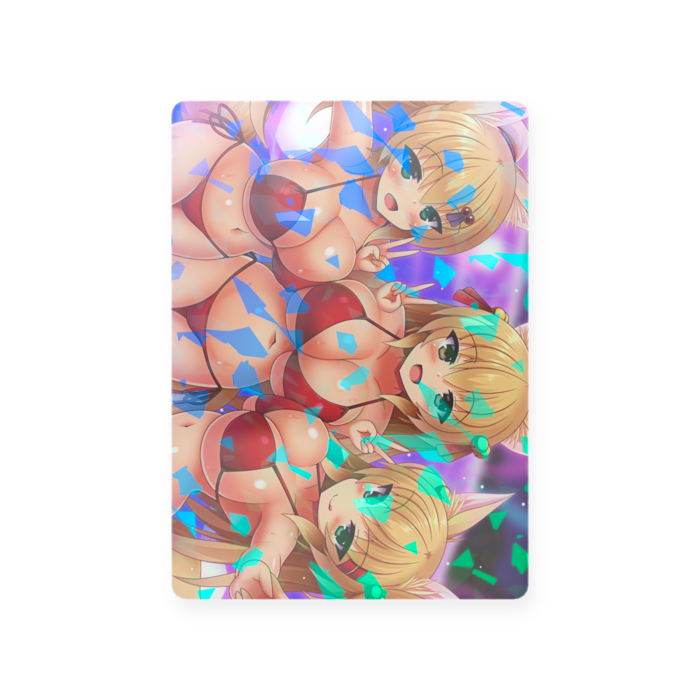 プラスチックカード（63 × 88mm）クリスタルキラキラ加工
