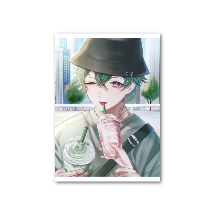 フォト風カード - 縦 - 片面