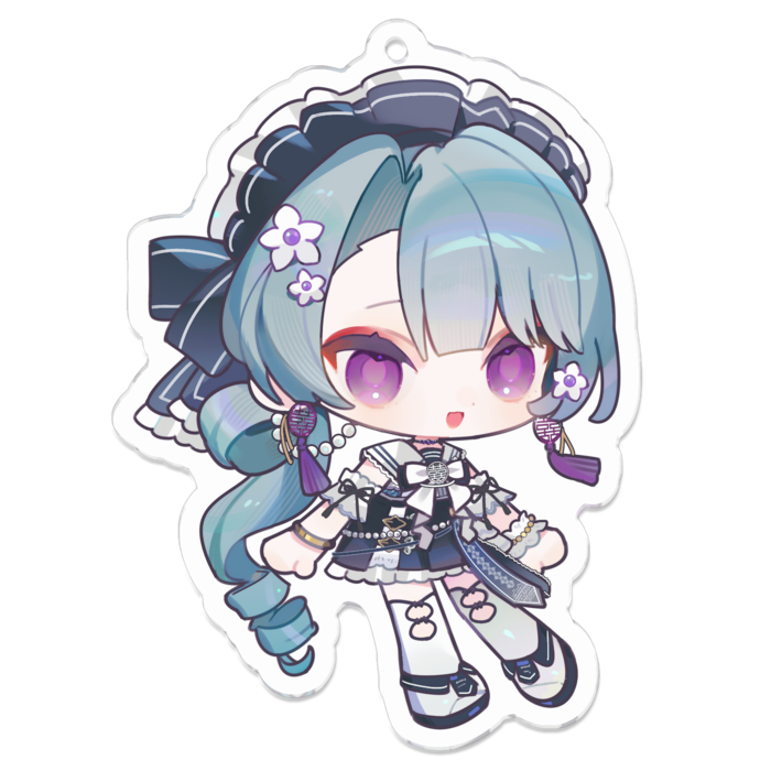 アクリルキーホルダー（コーティング） - 70 x 70 (mm)