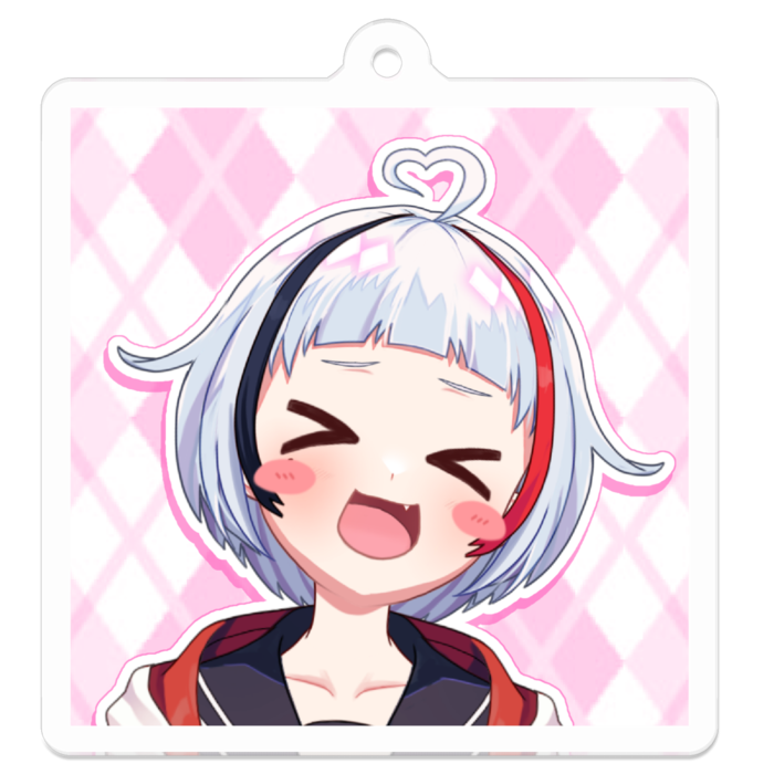 アクリルキーホルダー - 50 x 50 (mm)
