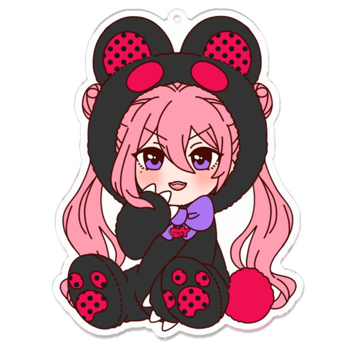 アクリルキーホルダー - 100 x 100 (mm)