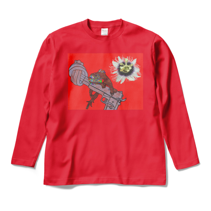 ロングスリーブTシャツ - M - レッド