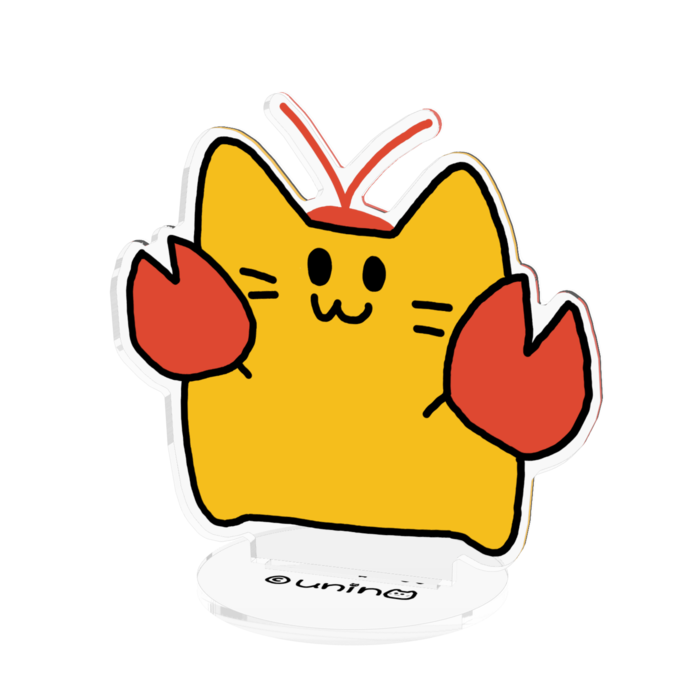 アクリルフィギュア - 100x100mm でかい