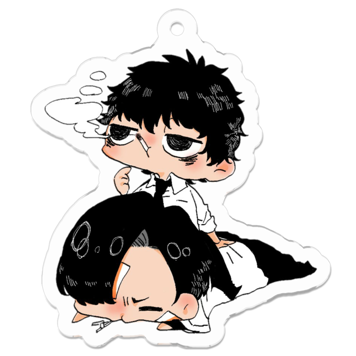 アクリルキーホルダー - 50 x 50 (mm)