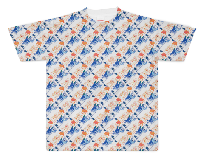 フルグラフィックTシャツ - XL - 両面印刷