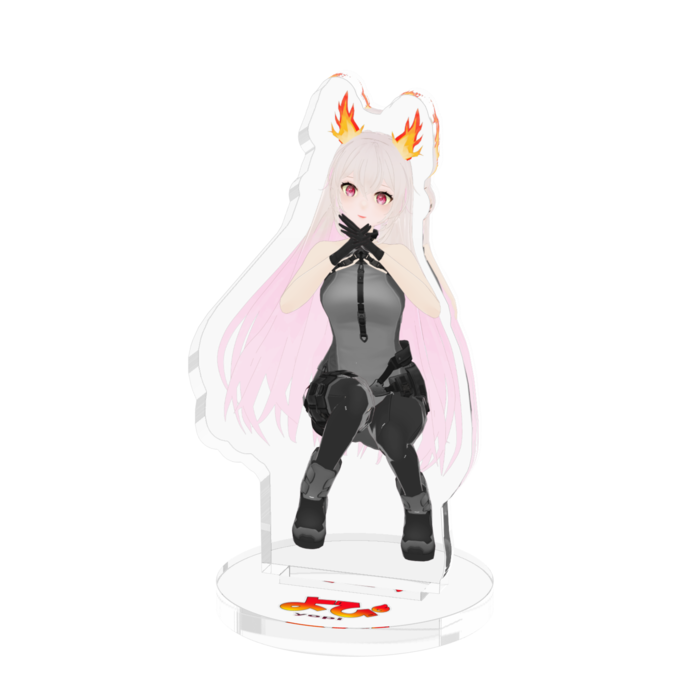 クール衣装アクリルフィギュア - 50x50mm