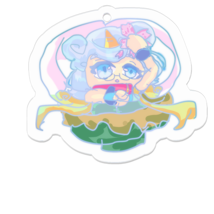 アクリルキーホルダー - 50 x 50 (mm)