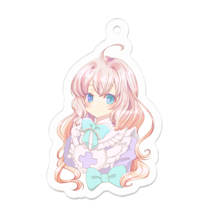 アクリルキーホルダー - 50 x 50 (mm)