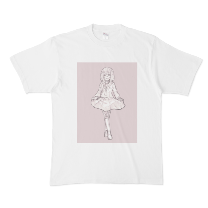 Tシャツ - XL - 白　薄め
