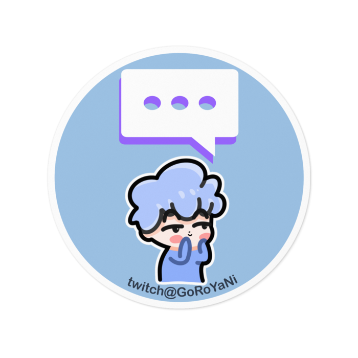 ステッカー - 100 x 100 (mm)