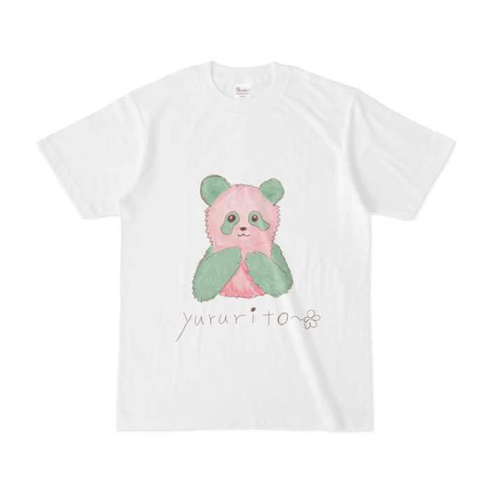 Tシャツ - S - 白 - 桜パンダ