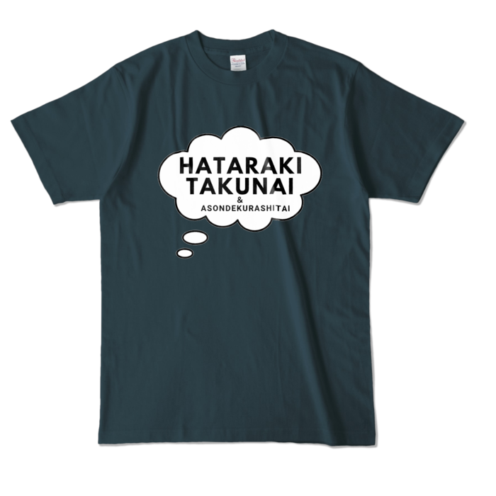 カラーTシャツ - L - デニム (濃色)