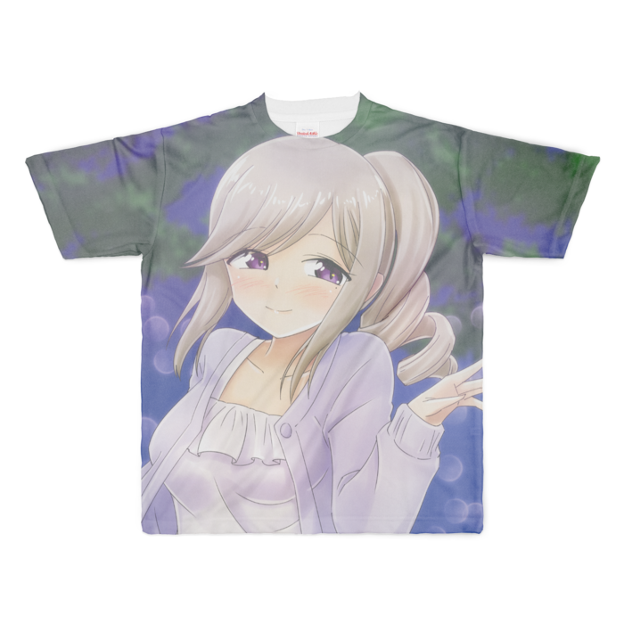 フルグラフィックTシャツ - XL - 正面印刷のみ