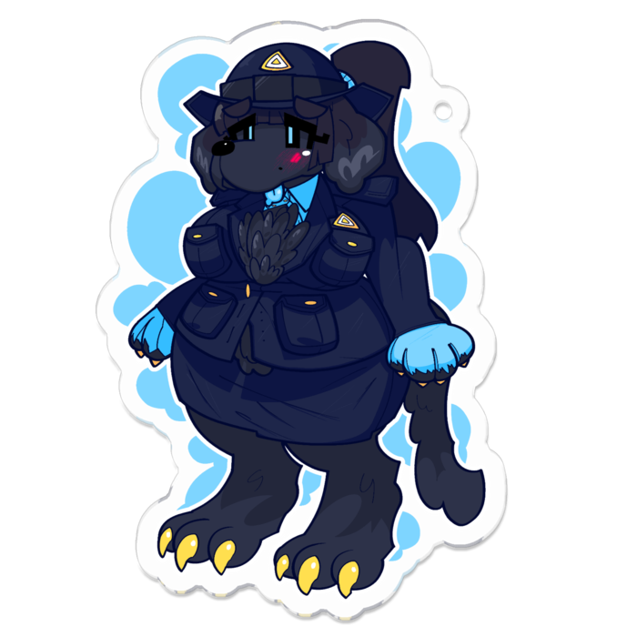 アクリルキーホルダー - 70 x 70 (mm)