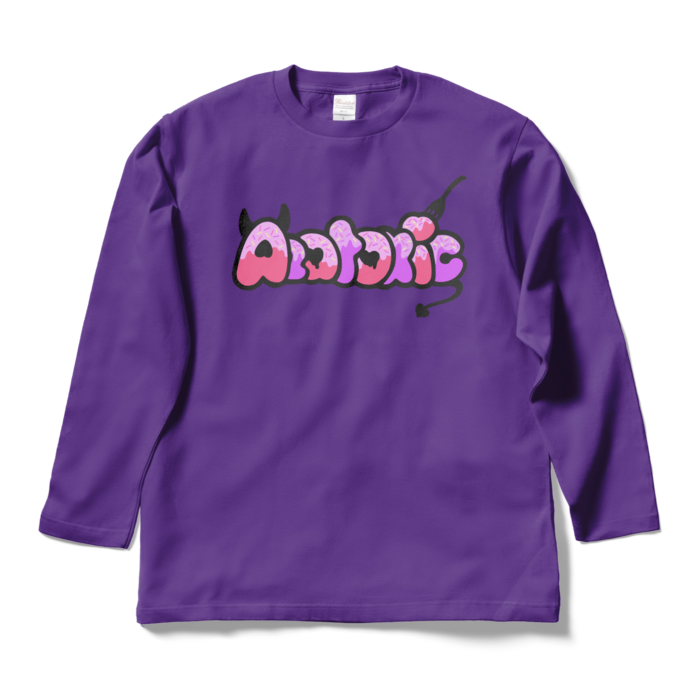 ロングスリーブTシャツ - L - パープル