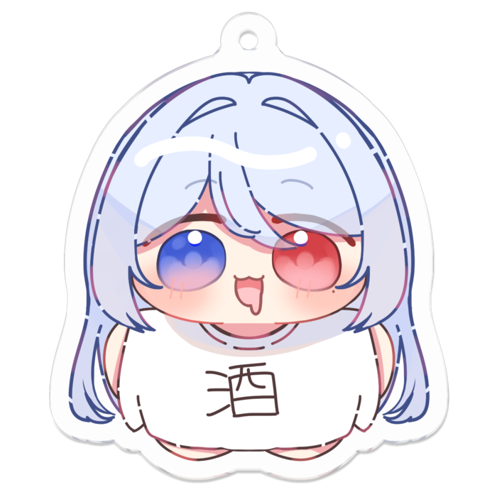 アクリルキーホルダー - 50 x 50 (mm)