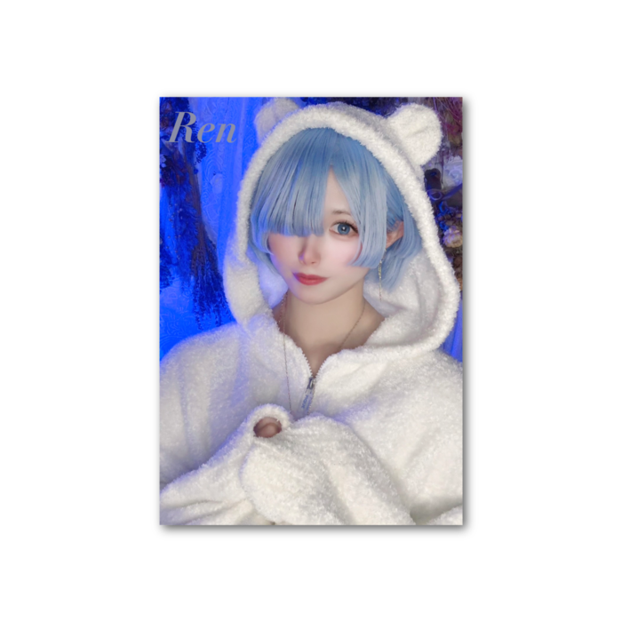 フォト風カード - 縦 - 片面