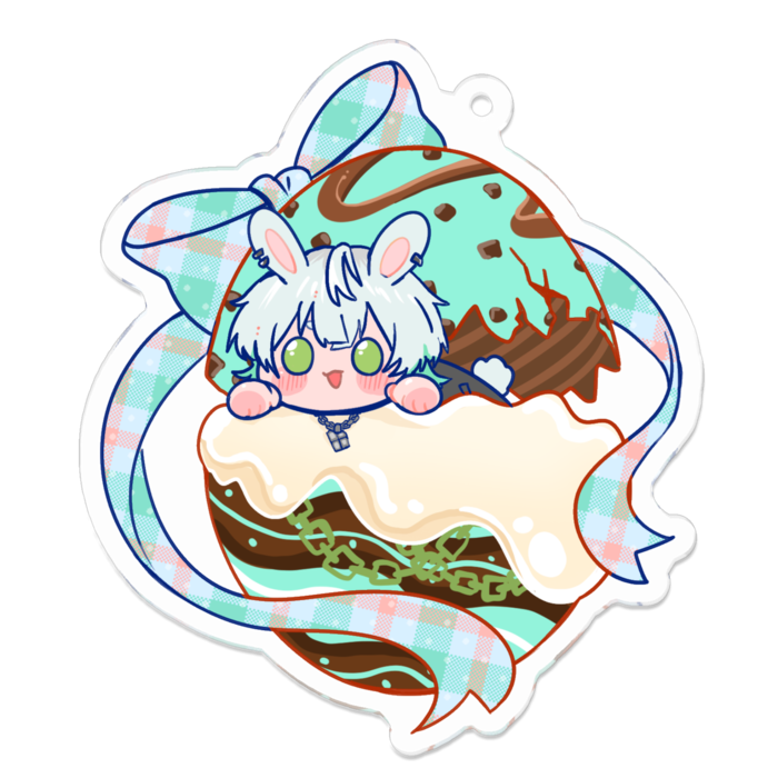 アクリルキーホルダー - 70 x 70 (mm)