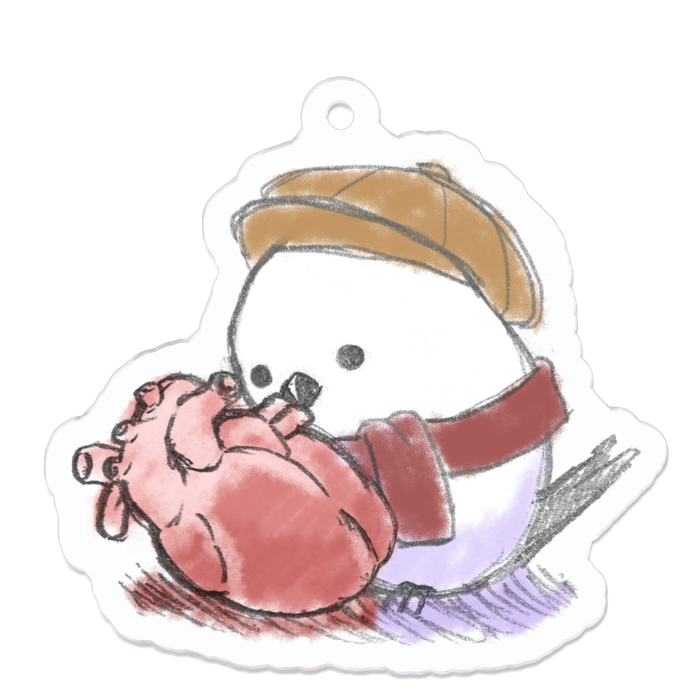 アクリルキーホルダー - 50 x 50 (mm)