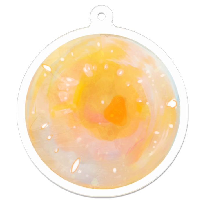 アクリルキーホルダー - 50 x 50 (mm)
