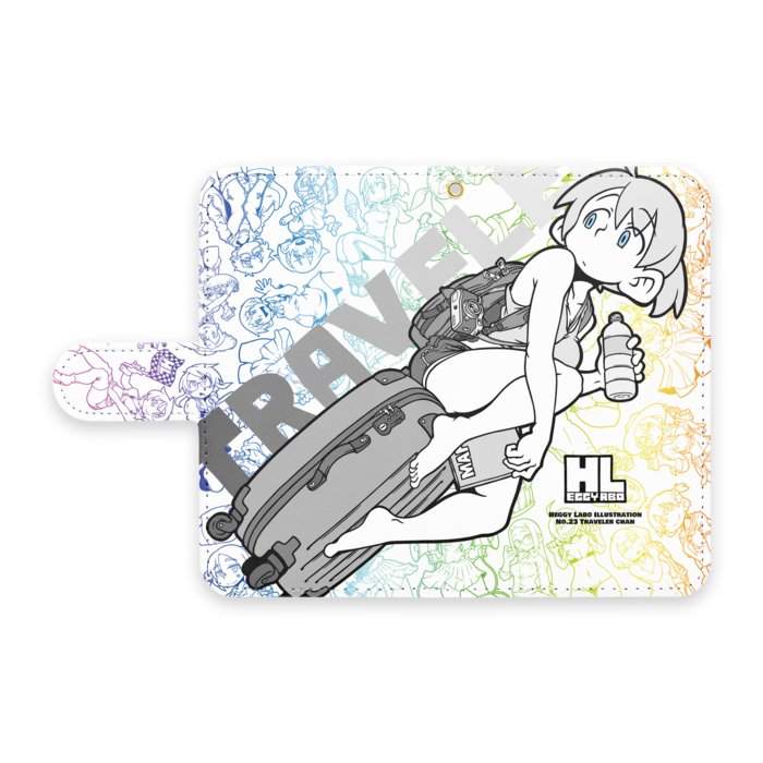 手帳型Androidケース - S - ストラップ穴 あり