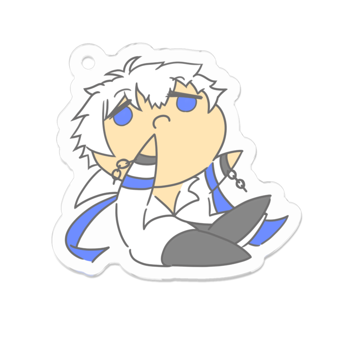 アクリルキーホルダー（コーティング） - 50 x 50 (mm)