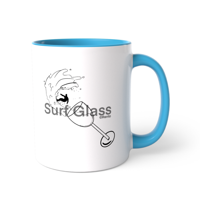 ツートンカラーマグカップ - 直径 8.2cm / 高さ 9.5cm