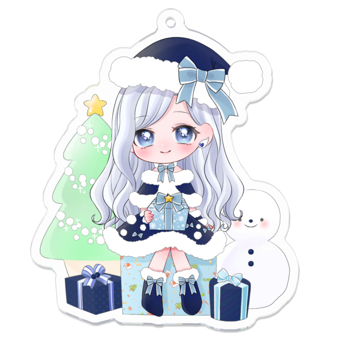 アクリルキーホルダー（コーティング） - 70 x 70 (mm)