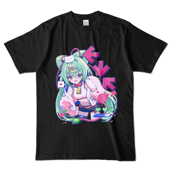 カラーTシャツ - L - ブラック (濃色)