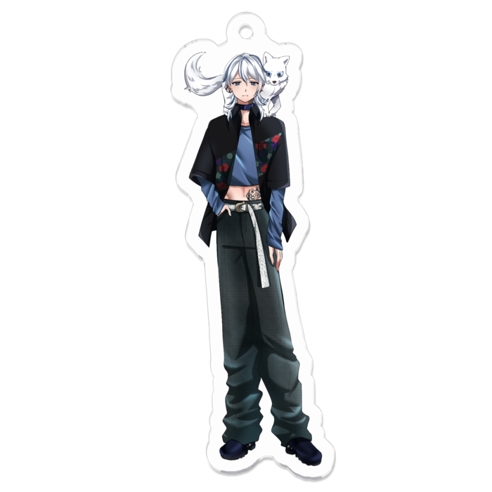 アクリルキーホルダー（コーティング） - 70 x 70 (mm)