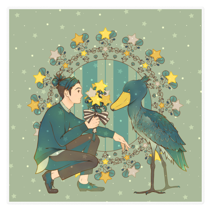 ステッカー - 160 x 160 (mm)