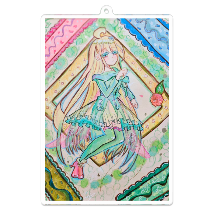 アクリルキーホルダー - 100 x 100 (mm)