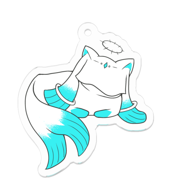 アクリルキーホルダー - 50 x 50 (mm)