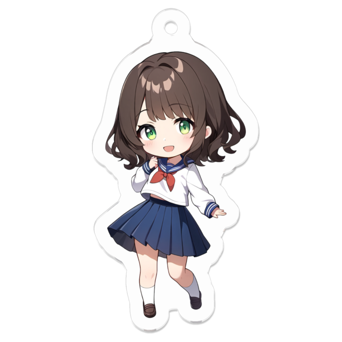 アクリルキーホルダー - 50 x 50 (mm)