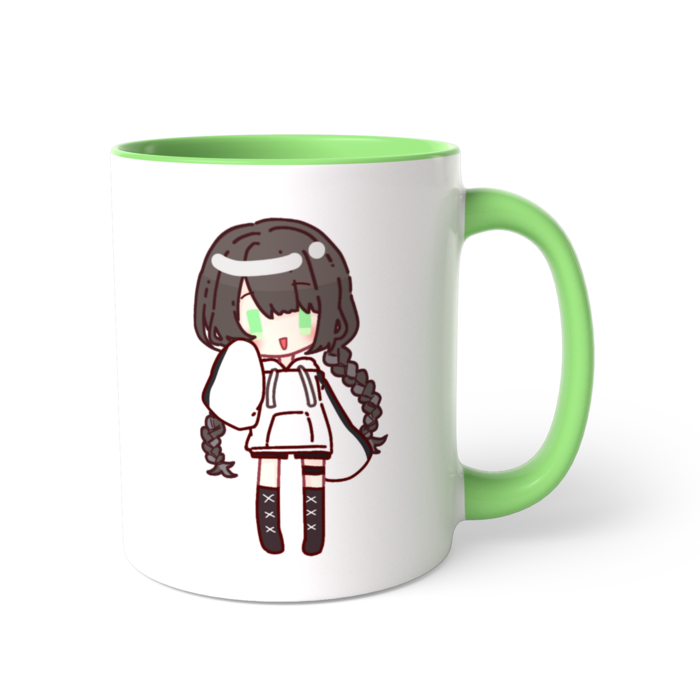 ツートンカラーマグカップ - 直径 8.2cm / 高さ 9.5cm
