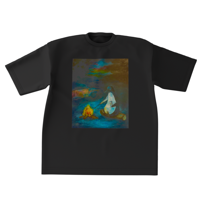 ビッグシルエットTシャツ - XL - 正面