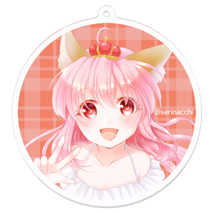 アクリルキーホルダー - 70 x 70 (mm)