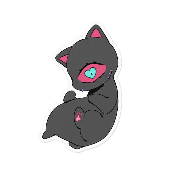 おはぎステッカー - 100 x 100 (mm)