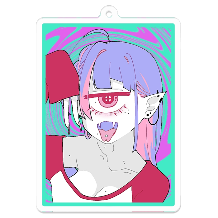 アクリルキーホルダー - 70 x 70 (mm)