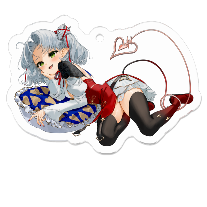 アクリルキーホルダー（コーティング） - 50 x 50 (mm)