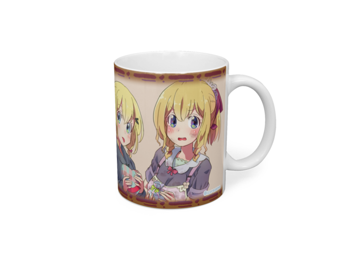 マグカップ(茶) - 直径 8 cm / 高さ 9.5 cm