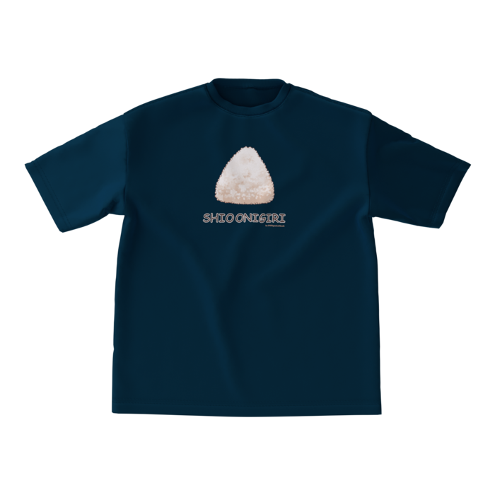 ビッグシルエットTシャツ - M - ネイビー