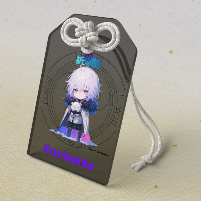 アクリルお守り - 50 × 80mm